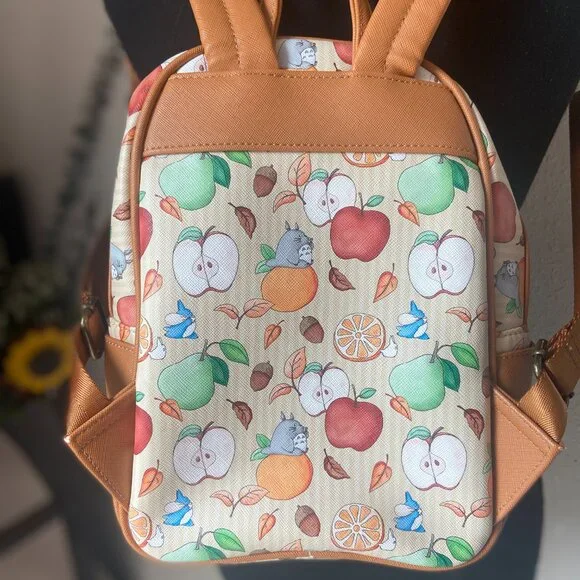 Loungefly Studio Ghibli My Neighbor Totoro Fruit Mini Backpack - Picture 4 of 5